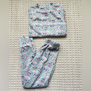 L.L Bean Wicked Warm Mid-weight Kids Long Underwear Set Unisex Size 8